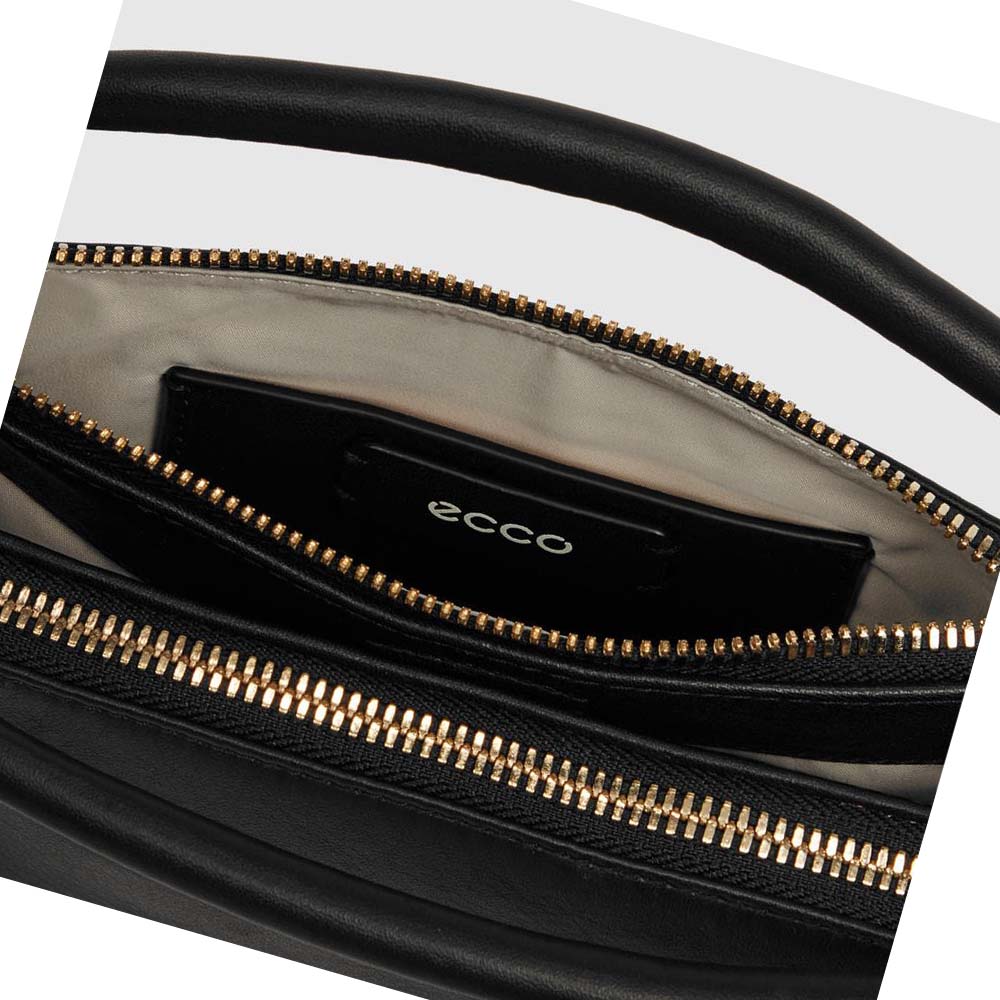 Women's Ecco Contact Crossbody Shoulder Bags Black | Canada 372TCE